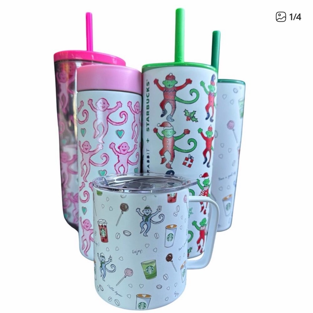 Brand New! Starbucks x Roller Rabbit full Set!! Ships today.
